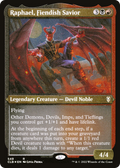 Raphael, Fiendish Savior (CLB-549) - Commander Legends: Battle for Baldur's Gate Etched Foil