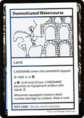Domesticated Watercourse (No PW Symbol) (CMB1-114) - Mystery Booster Playtest Cards 2021