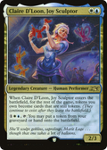 Claire D'Loon, Joy Sculptor (Galaxy Foil) (UNF-451) - Unfinity Foil