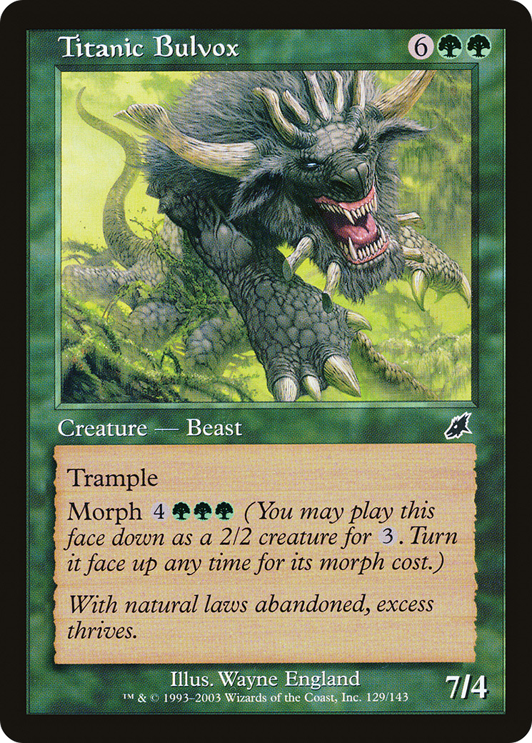 Titanic Bulvox (SCG-129) - Scourge