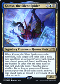 Kotose, the Silent Spider (PRE-228) - Kamigawa: Neon Dynasty Promos Foil