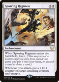 Sparring Regimen (PPSTX-29P) - Strixhaven: School of Mages Promos Foil