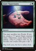 Giant Opportunity (ELD-159) - Throne of Eldraine Foil