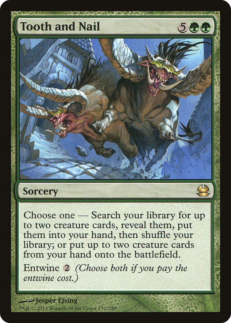 Tooth and Nail (MMA-170) - Modern Masters Foil