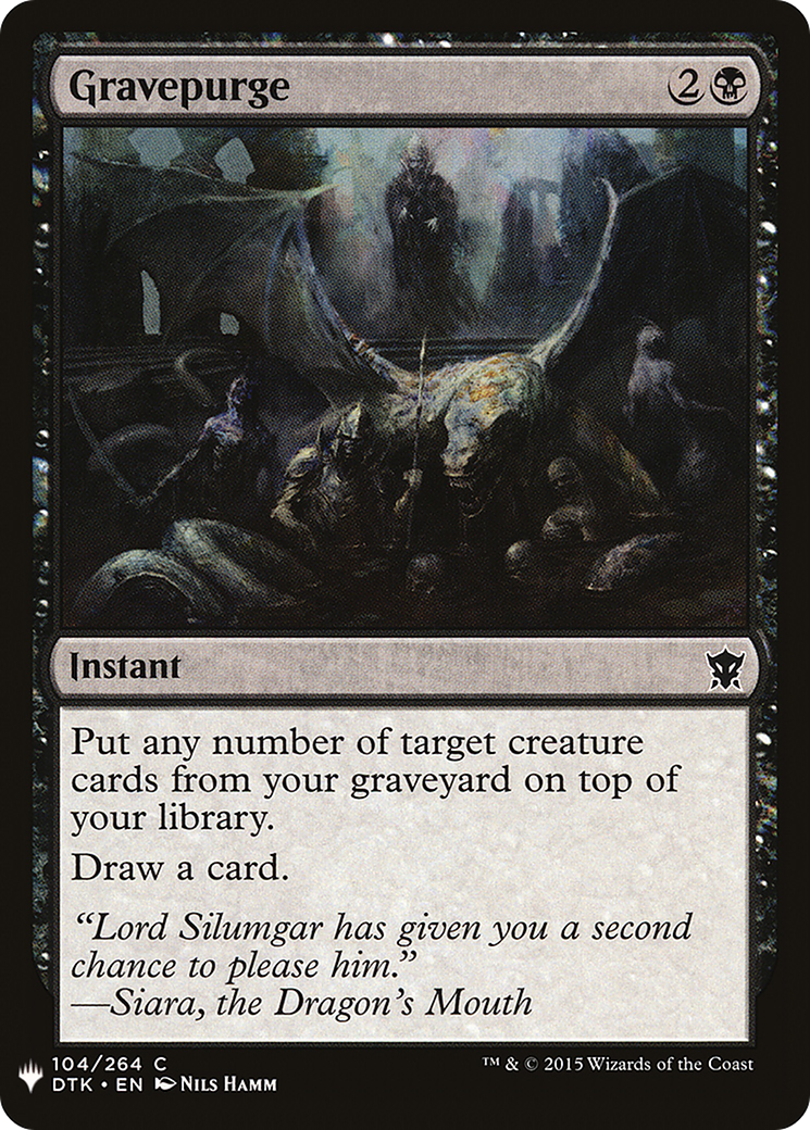 Gravepurge (LIST-104) - The List