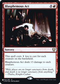 Blasphemous Act (LIST-162) - The List Foil