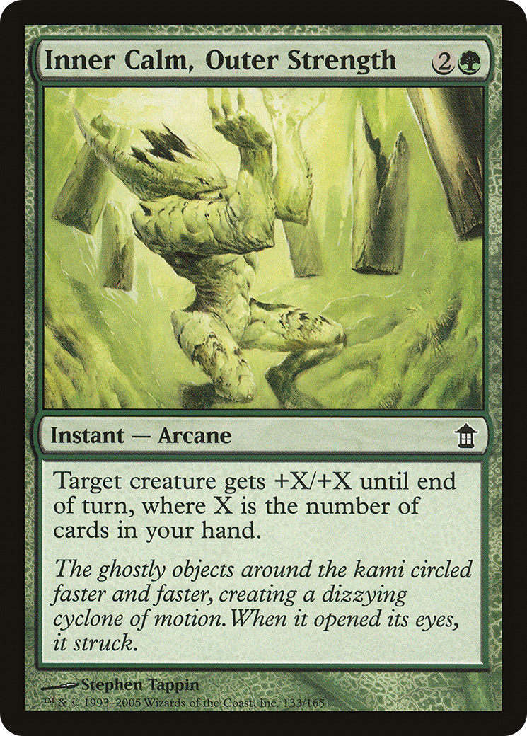 Inner Calm, Outer Strength (SOK-133) - Saviors of Kamigawa Foil