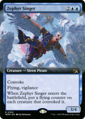 Zephyr Singer (Extended Art) (MOM-355) - March of the Machine: (Extended Art) Foil