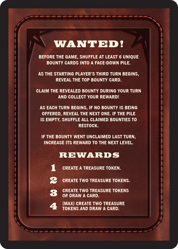 Bounty: Gorra Tash and Silas // Wanted! (TOTC-032) - Outlaws of Thunder Junction Commander Tokens Foil