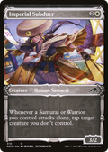 Imperial Subduer (Showcase) (NEO-310) - Kamigawa: Neon Dynasty: (Showcase) Foil