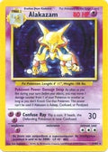 Alakazam 001  - Holofoil Base Set - Holo Rare