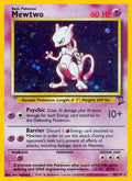 Mewtwo 010  - Holofoil Base Set 2 - Holo Rare