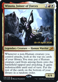 Winota, Joiner of Forces (PRE-216) - Ikoria: Lair of Behemoths Promos Foil