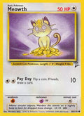 Meowth 080  Base Set 2 - Common
