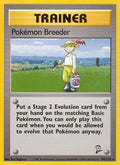 Pokemon Breeder 105  Base Set 2 - Rare