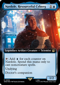 Nardole, Resourceful Cyborg (Extended Art) (Surge Foil) (WHO-956) - Doctor Who: (Extended Art) Foil