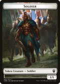 Soldier Token (CMR-002) - Commander Legends Tokens