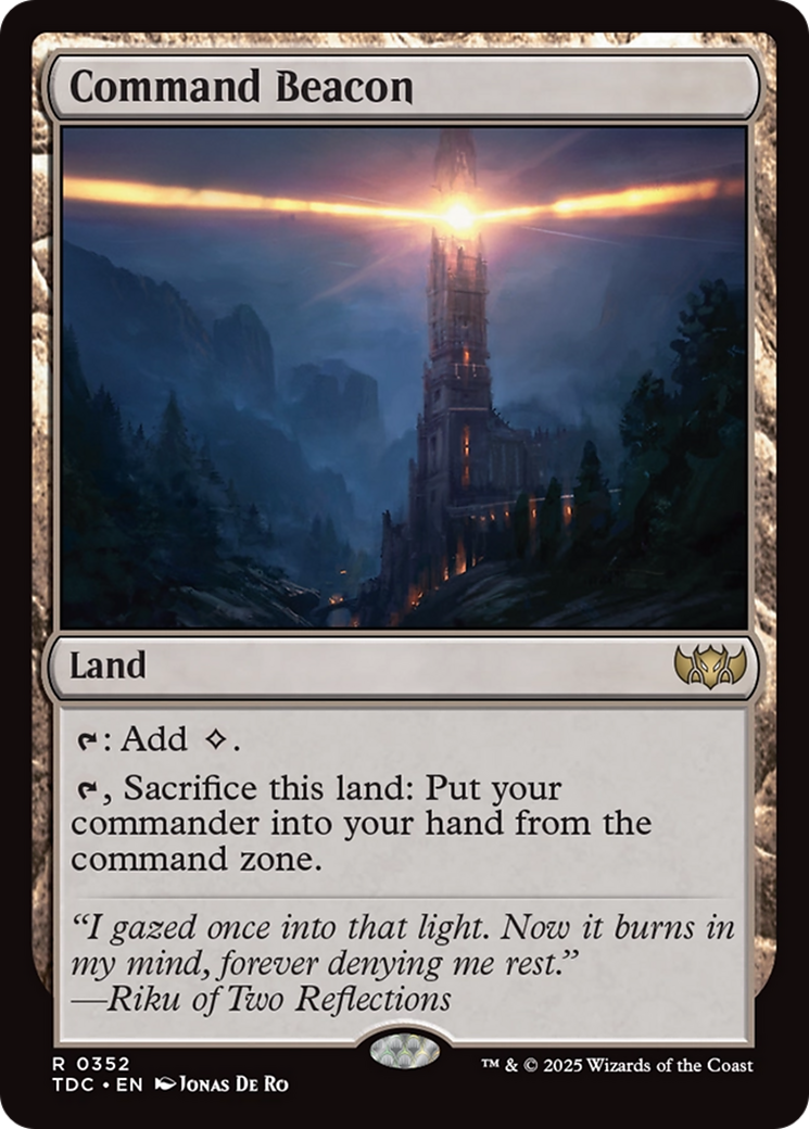 Command Beacon (TDC-352) - Commander: Tarkir: Dragonstorm