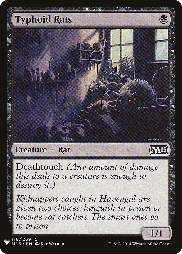 Typhoid Rats (LIST-118) - The List