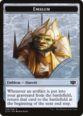 Emblem - Daretti, Scrap Savant // Tuktuk the Returned Token (C14-36 // 31) - Commander 2014 Tokens