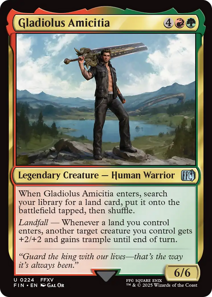 Gladiolus Amicitia (FIN-224) - FINAL FANTASY Foil