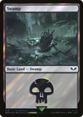 Swamp (314) (Surge Foil) (40K-314) - Warhammer 40,000 Commander Foil