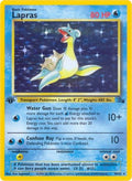 Lapras (10) (10) 010  - 1st Edition Holofoil Fossil - Holo Rare