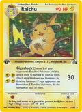 Raichu (14) (14) 014  - 1st Edition Holofoil Fossil - Holo Rare