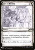 Late to Dinner (Showcase) (LIST-MH2-329) - The List: (Showcase)
