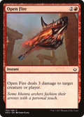 Open Fire (HOU-105) - Hour of Devastation Foil