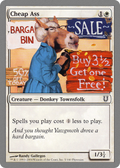 Cheap Ass (UNH-005) - Unhinged Foil