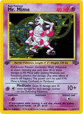 Mr. Mime (6) (6) 006  - 1st Edition Holofoil Jungle - Holo Rare