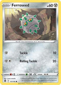 Ferroseed 121  - Reverse Holofoil SWSH12 Silver Tempest - Common
