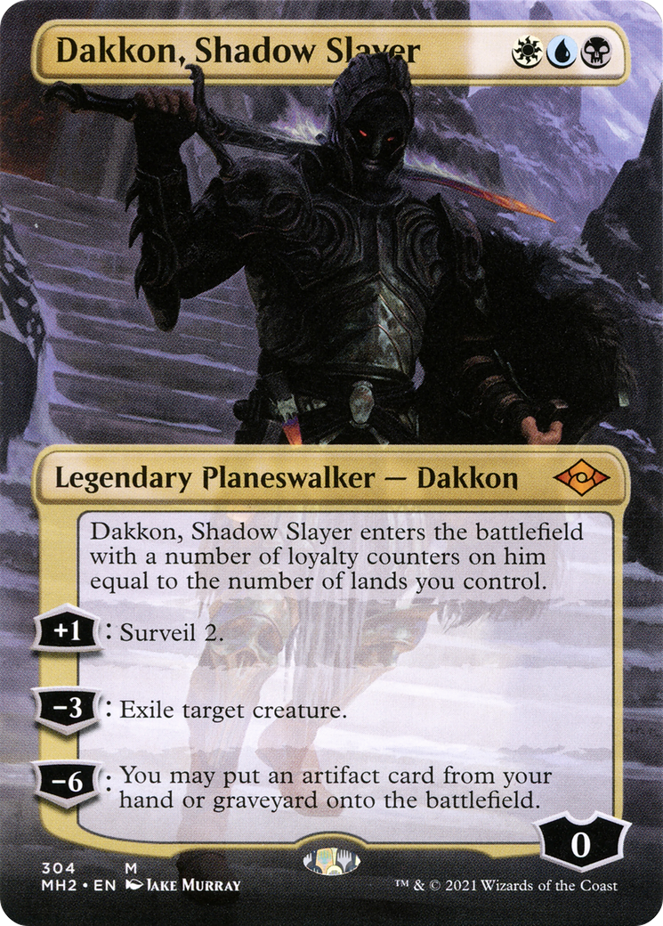 Dakkon, Shadow Slayer (Borderless) (MH2-304) - Modern Horizons 2