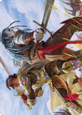 Join Forces // Join Forces (ADMU-009) - Dominaria United Art Series (Borderless)