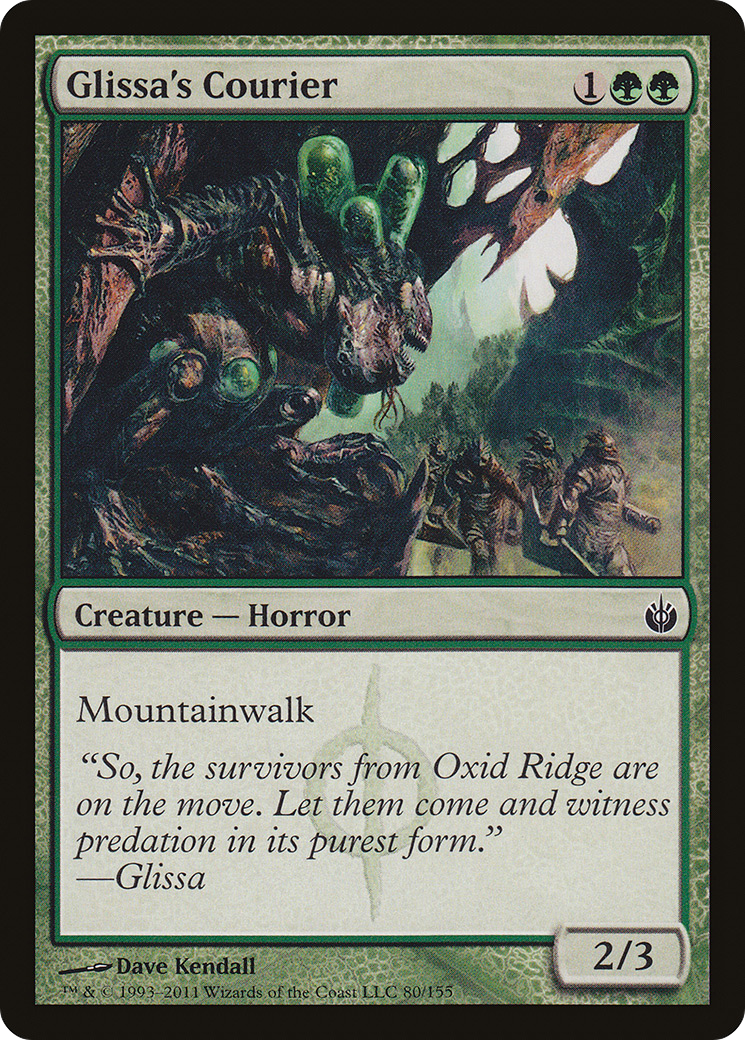 Glissa's Courier (MBS-080) - Mirrodin Besieged Foil