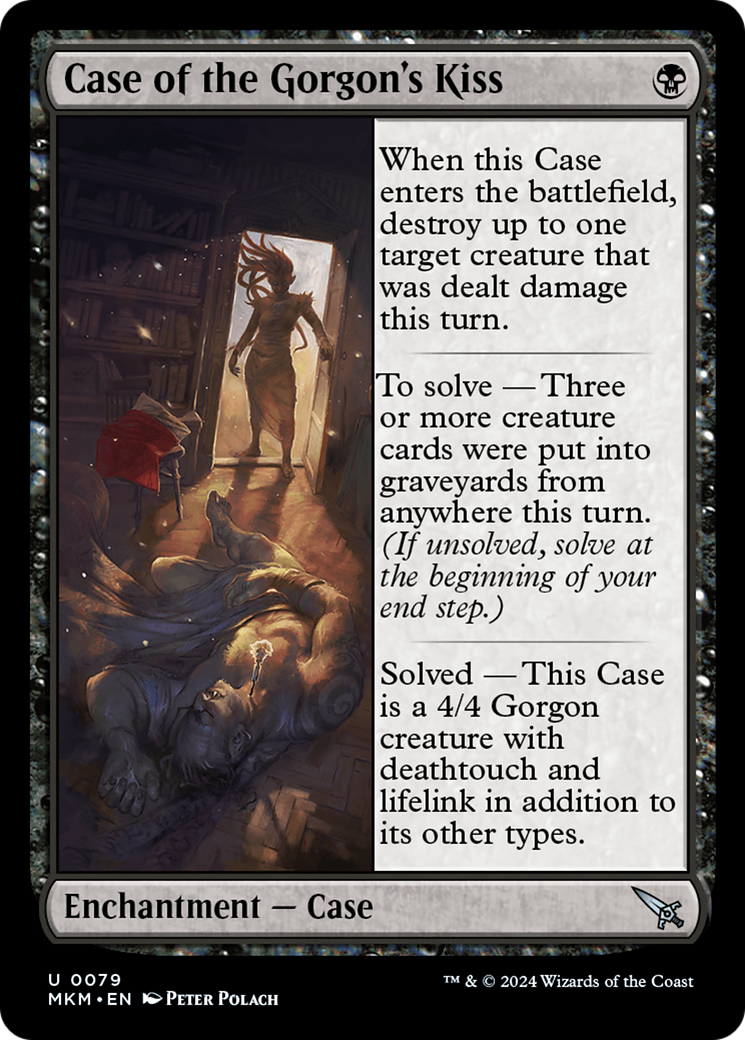 Case of the Gorgon's Kiss (a) (MKM-079) - Murders at Karlov Manor Foil