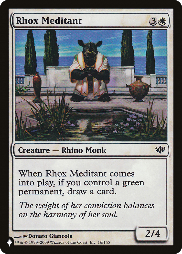 Rhox Meditant (LIST-16/145) - The List