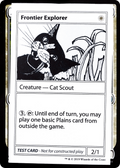 Frontier Explorer (No PW Symbol) (CMB1-) - Mystery Booster Playtest Cards 2021