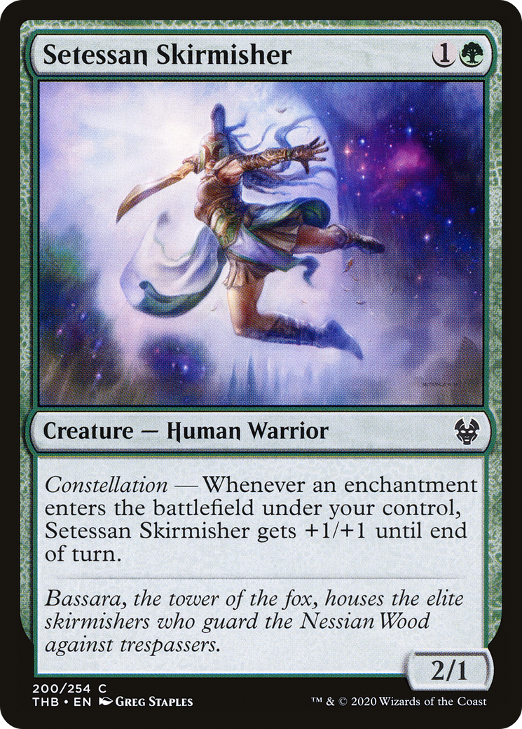 Setessan Skirmisher (THB-200) - Theros Beyond Death Foil