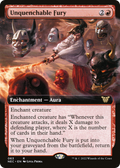 Unquenchable Fury (Extended Art) (NEC-063) - Neon Dynasty Commander: (Extended Art)