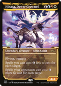 Hinata, Dawn-Crowned (Showcase) (NEO-398) - Kamigawa: Neon Dynasty: (Showcase)