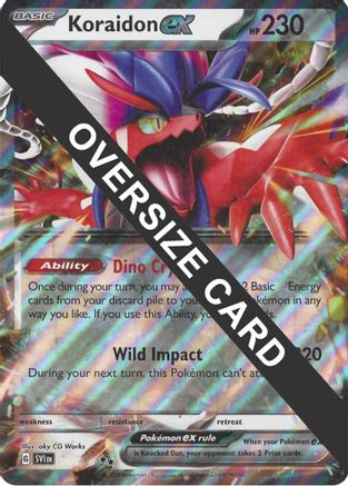 Koraidon ex  - Holofoil Jumbo Cards - Ultra Rare