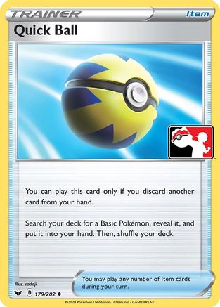 Quick Ball 179  Prize Pack Series Cards - Uncommon