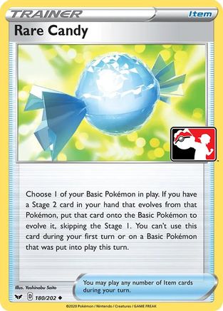 Rare Candy - 180/202/202  - Holofoil Prize Pack Series Cards - Uncommon