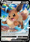 Eevee V 108  - Holofoil SWSH Crown Zenith - Ultra Rare