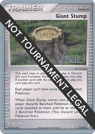 Giant Stump - 2006 (Jimmy Ballard) 075  World Championship Decks - Uncommon