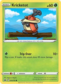 Kricketot 010  - Reverse Holofoil SWSH Crown Zenith - Common