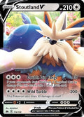 Stoutland V 116  - Holofoil SWSH Crown Zenith - Ultra Rare