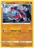 Lycanroc 074  - Reverse Holofoil SWSH Crown Zenith - Rare